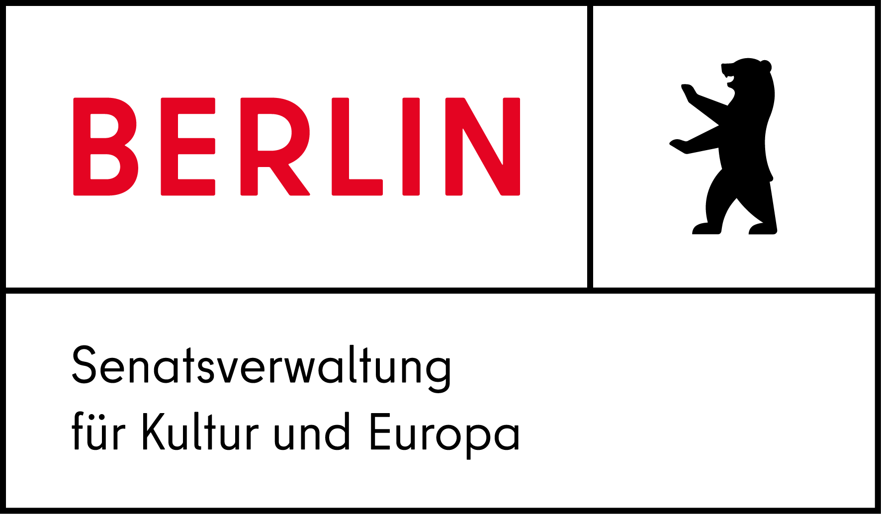Logo der Senatsverwaltung für Kultur und Europa Berlin