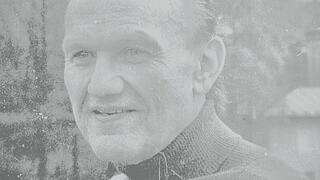 historisches Porträt von Franz Fühmann in schwarzweiß