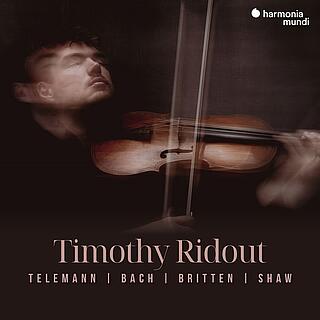 Cover der CD "Timothy Ridout - Telemann / Bach / Britten / Shaw"