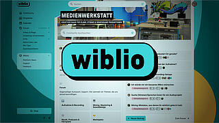 Screenshot der Wiblio Webseite