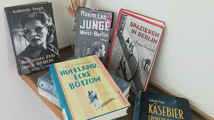 Eine Präsentation von Büchern mit Berlin-Bezug