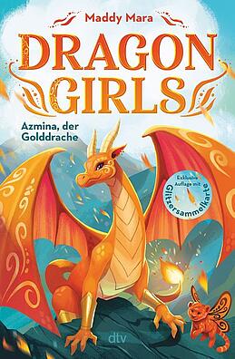 Cover des Buchs Dragon Girls - Azmina, der Golddrache