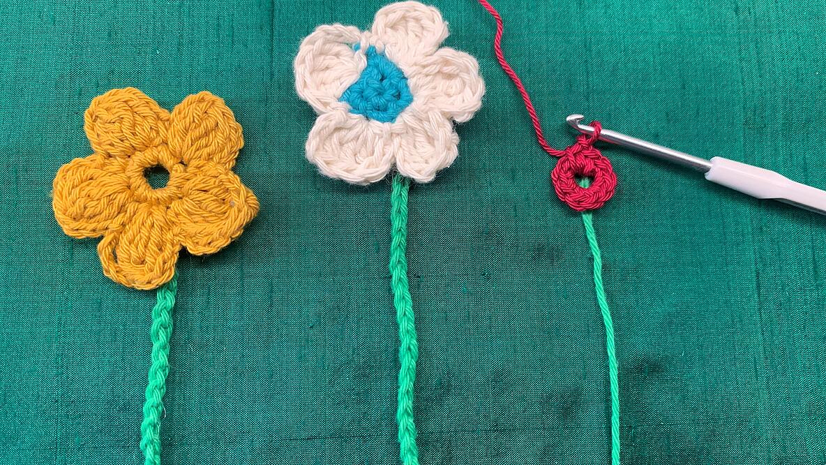 Häkel-Blumen