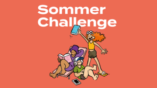 Gezeichnete Kinder in unterschiedlichen Positionen