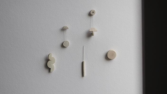 schlichte Weihnachtsdekoration