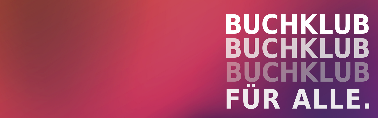 Logo mit Aufschrift Buchklub für alle