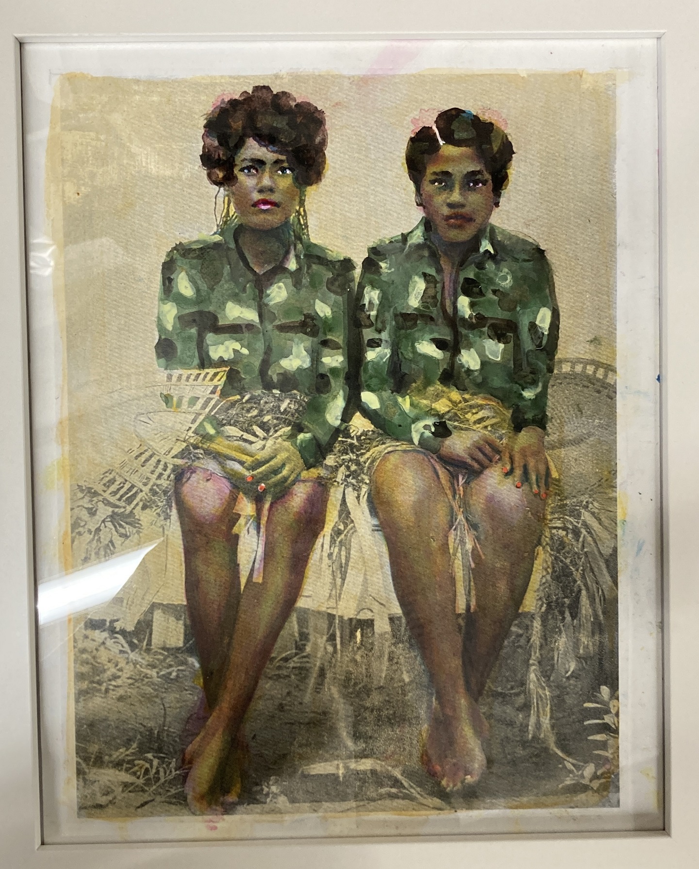 Rajkamal Kahlons Kunstwerk Untitled Study for this Bridge Called my Back (Guerrilla Fighters)