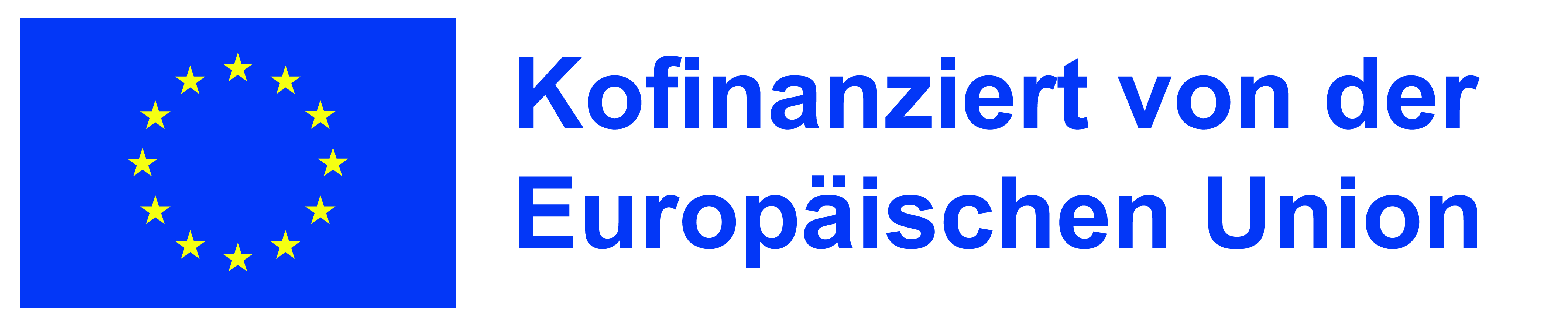 EU-Emblem "Kofinanziert von der Europäischen Union"