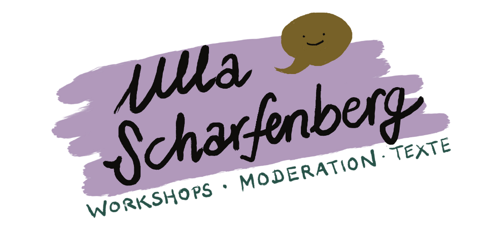 grafisch gestaltetes Logo von Ulla Scharfenberg