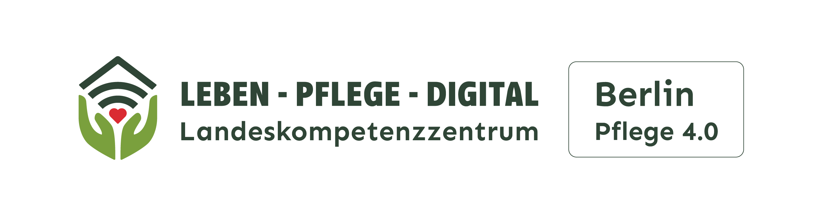 Logo des Landeskopetenzzentrums Berlin Pflege 4.0